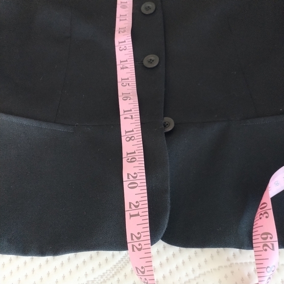 J Crew Black Peplum Wool Classic Jacket Blazer 6 - Picture 11 of 11